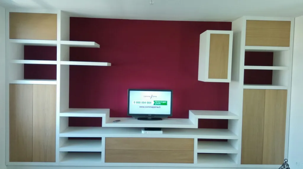 Meuble télévision sur-mesure à Bordeaux