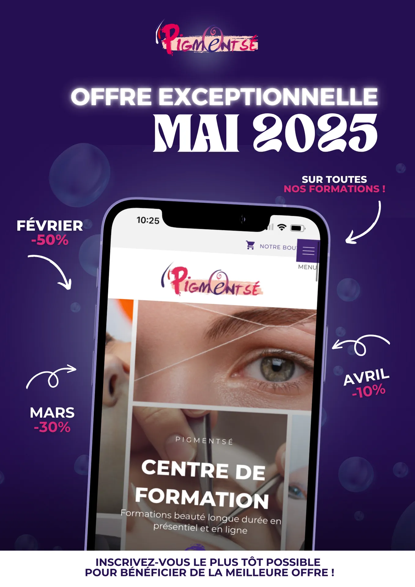 Formation de mai - inscrivez-vous dès maintenant
