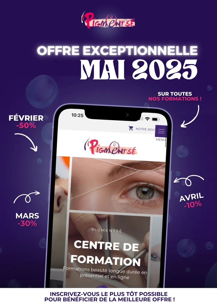 Formation de mai - inscrivez-vous dès maintenant
