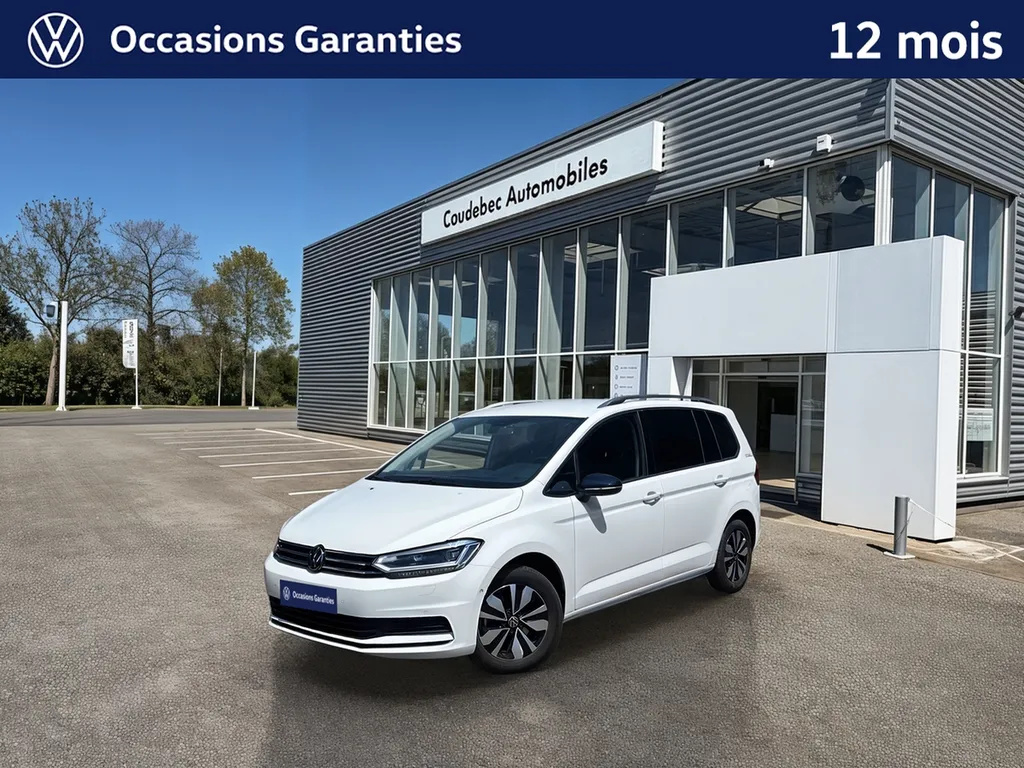 Achat Volkswagen Touran Occasion 7 Places Diesel DSG7 secteur Le Havre et Rouen chez Caudebec Automobiles