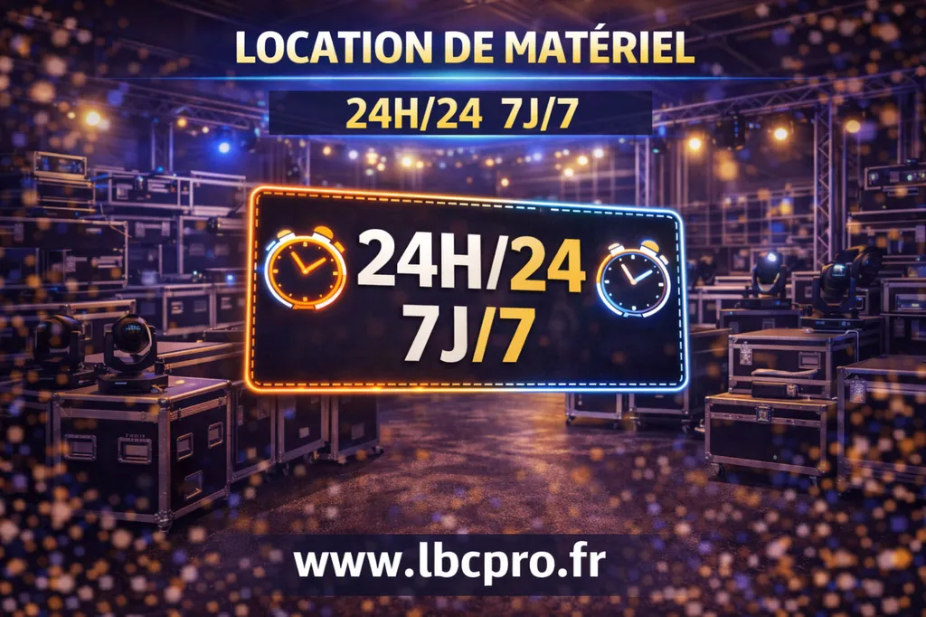Je peux louer du matériel 24h/24 et 7J/7 ?