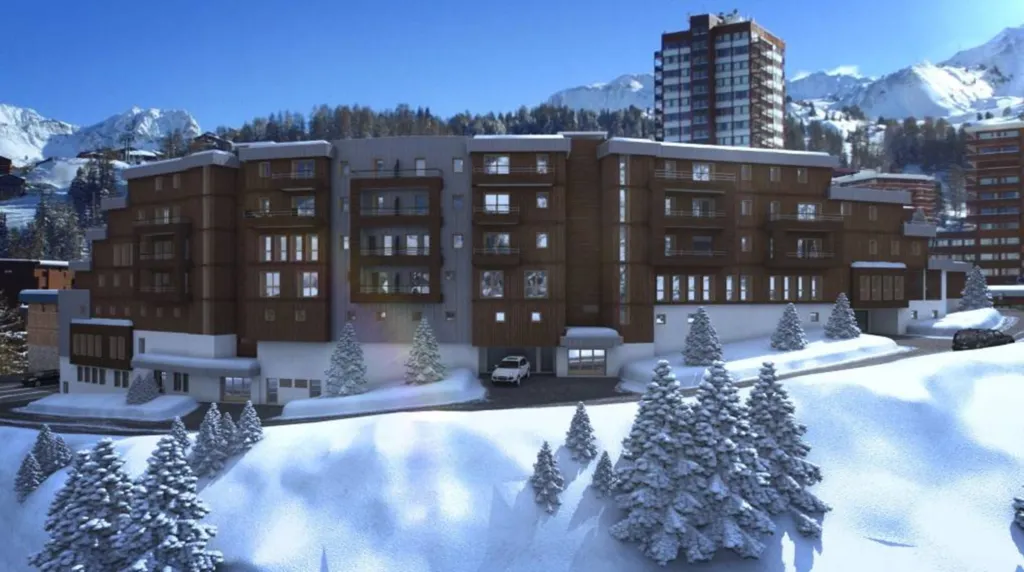 Plagne centre au pied des pistes appartement T3 en copropriété classique