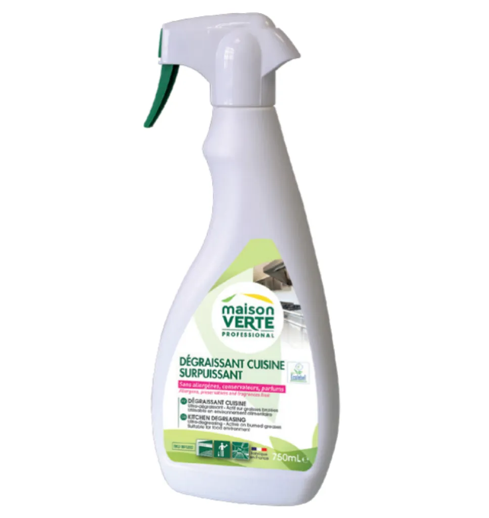 produit d'hygiène dégraissant cuisine surpuissant maison verte CPI Hygiène version 750 ml