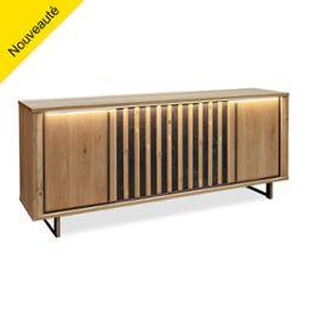 Vente d'une salle à manger DUNE chêne brut brossé et céramique