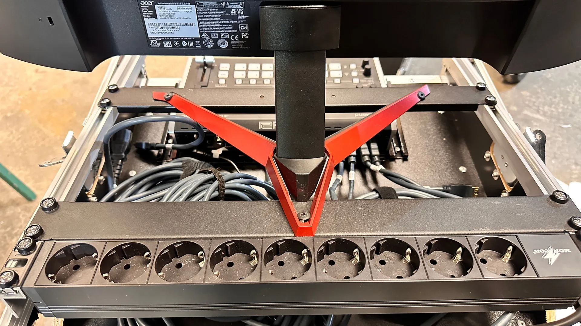 RACK REGIE VIDEO NUMERIQUE PRO 2