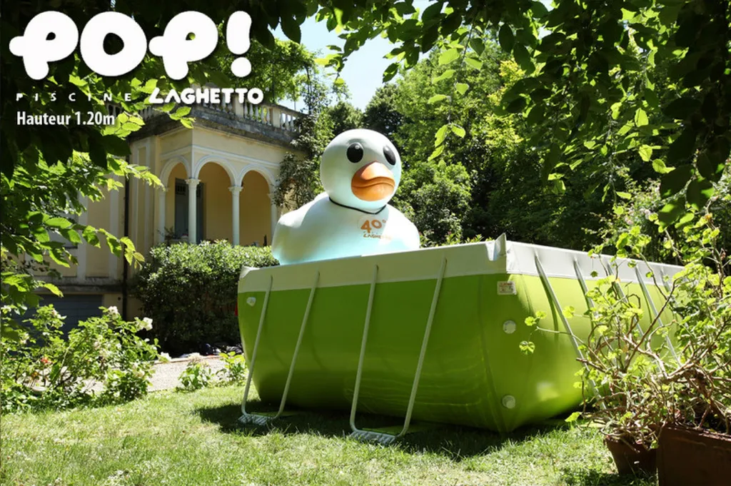 Piscine hors-sol LAGHETTO POP ! par Aquarev'Piscines à Valensole 04230