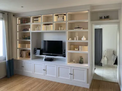 Fabrication bibliothèque art déco à Lyon