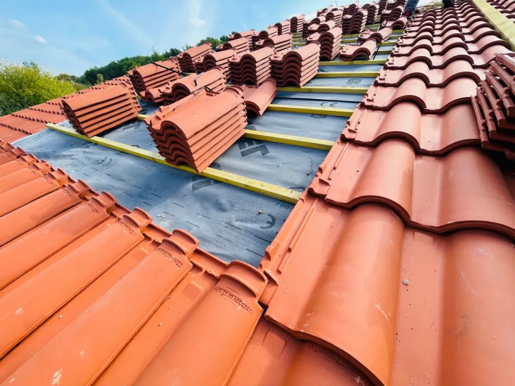 Nouveau remplacement de toiture sur Bouc Bel Air près de Aix en Provence