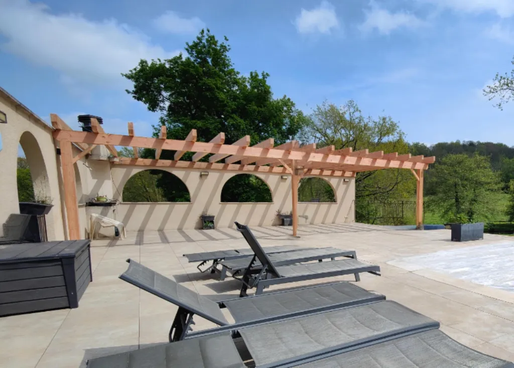 Pergola bois Lauzerte