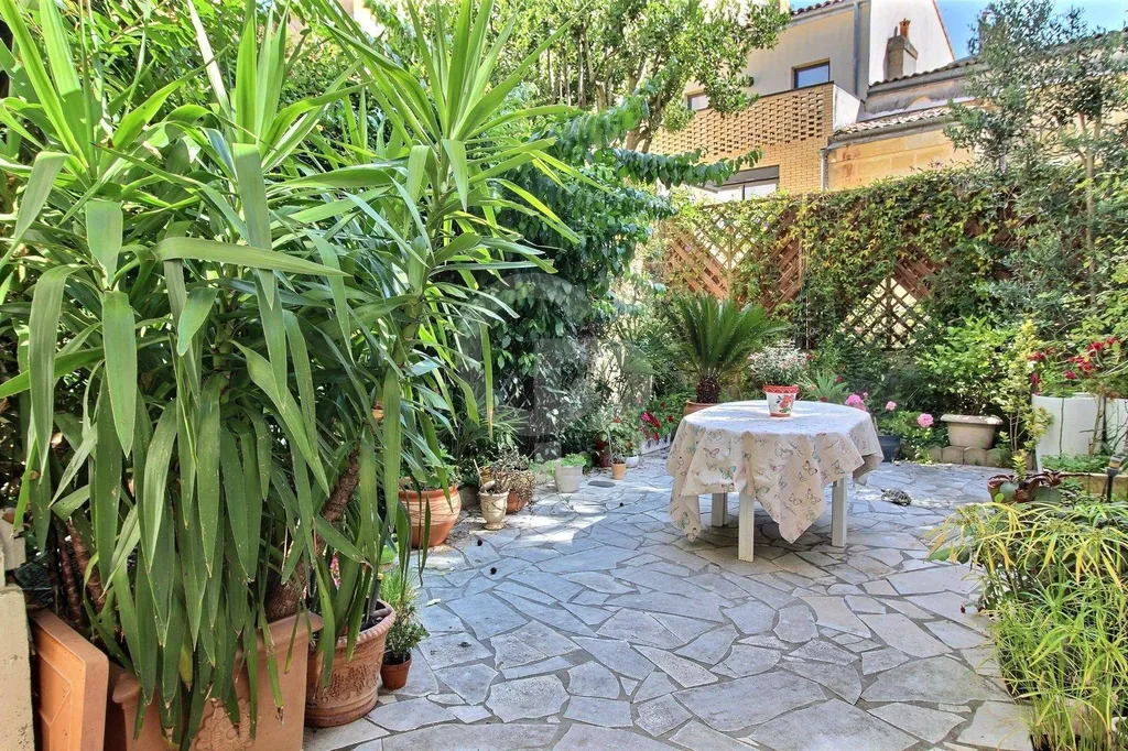 Vente belle maison bourgeoise en pierre avec jardin et parking 6 chambres BORDEAUX PROCHE JARDIN PUBLIC