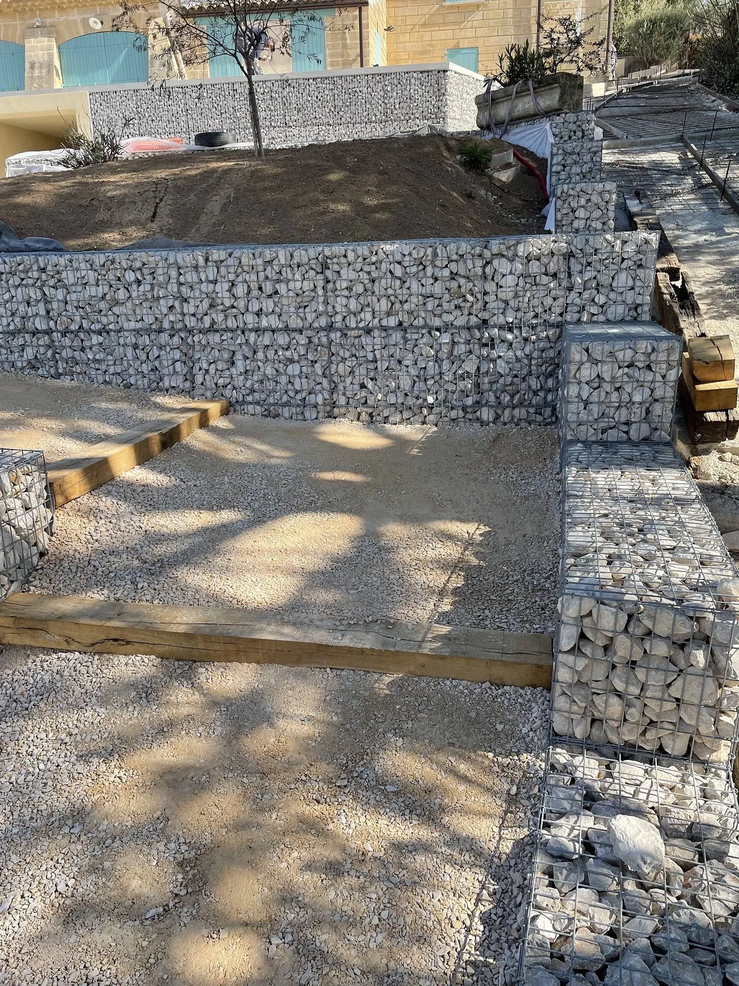 Réalisation de gabion et d’aménagement extérieur sur Eguilles