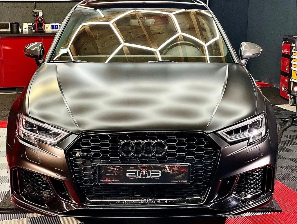 Covering protection PPF traitement céramique Audi RS3 à Lyon