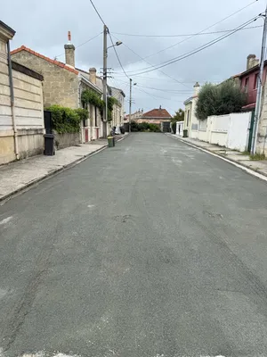 Renovation d'une allée en gravier sur Bordeaux centre