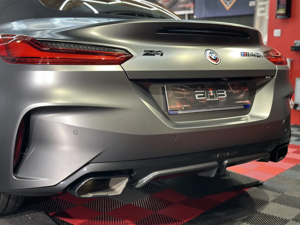 Traitement céramique Gyeon sur BMW Z4 Matte – EMB Detailing à Vaugneray (près de Lyon)
