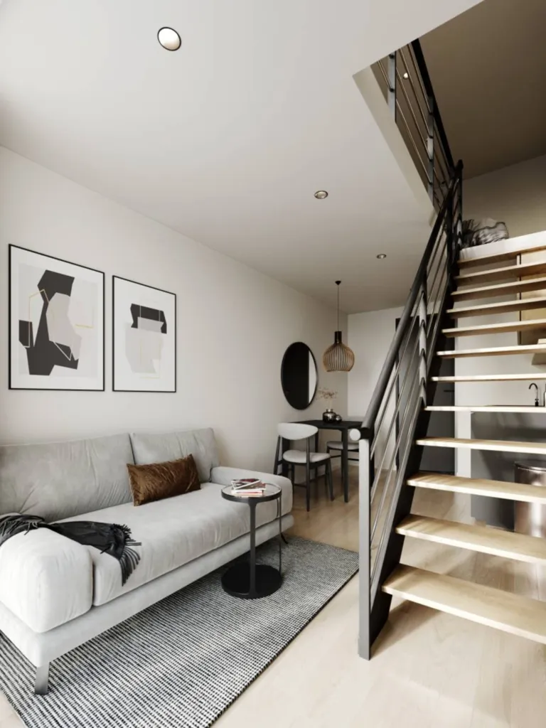 Investissement locatif d'appartements du T1 au T2 duplex dans un bel immeuble haussmannien sécurisé à Villeurbanne près de Lyon