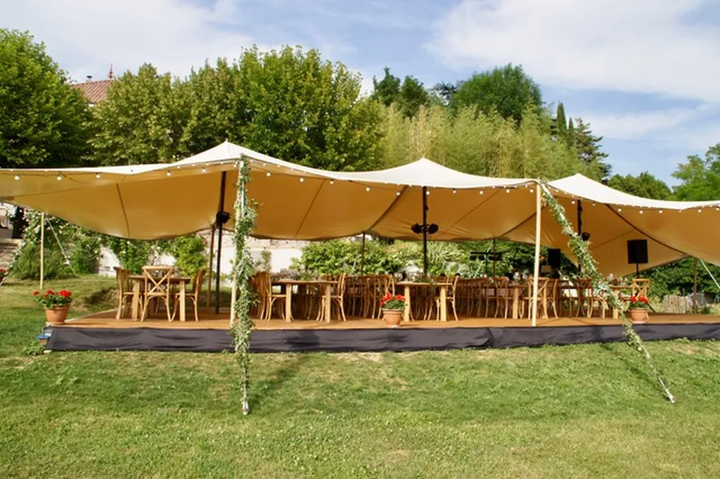 Location de tente stretch pour mariage