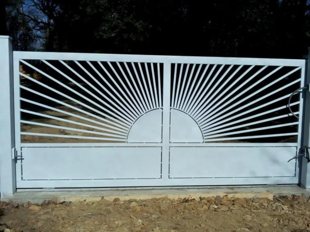 Métallisation d'un portail