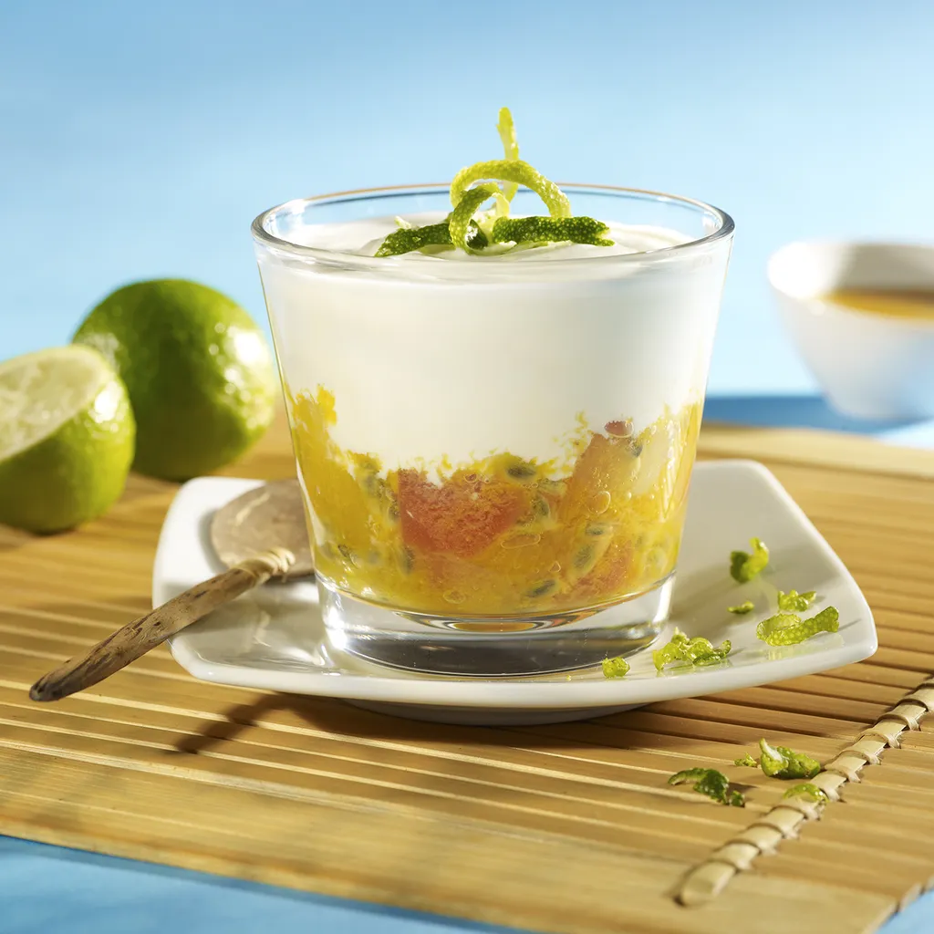 photographe culinaire à Lyon mise en scène de vos recettes fromage blanc Yoplait exotique