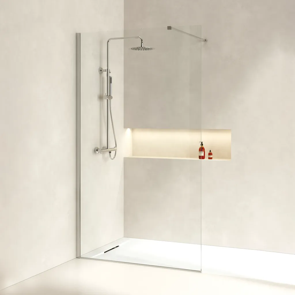 Paroi de douche fixe Néo H2000 mm transparent 850 mm