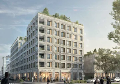 LE HAVRE - A VENDRE Locaux commerciaux de 1.300 m2 divisibles à partir de 84 m² en pied d'un immeuble d'habitation neuf