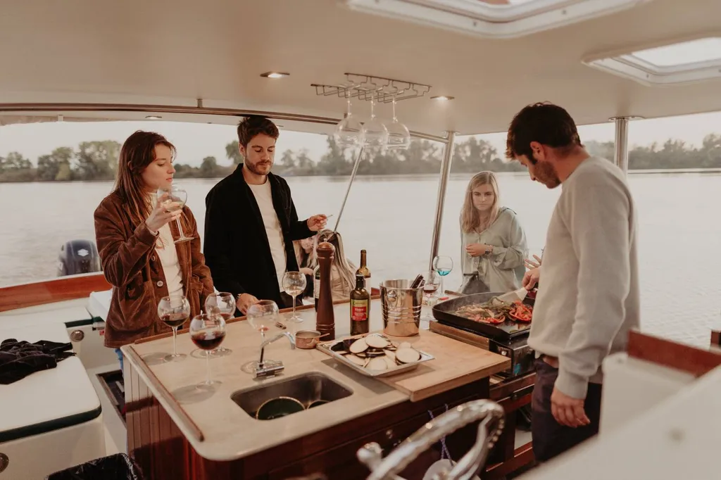 Balade avec diner sur la Garonne