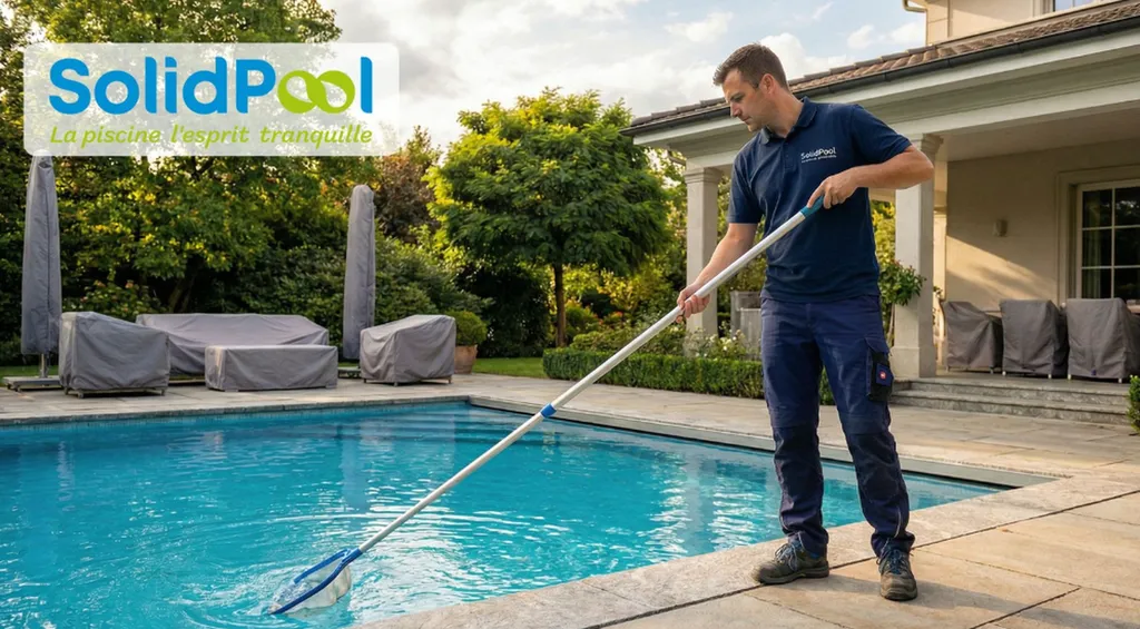 Remise en route de piscine pour préparer le bassin, contrôler l’eau et relancer les équipements