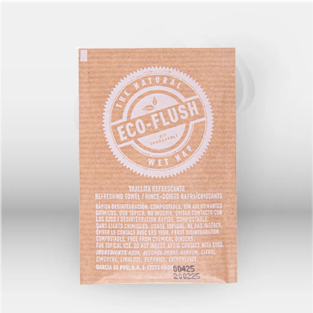 Rince-doigts Feel Green Garcia de Pou pour restauration professionnelle, idéals pour restaurants, traiteurs et événements, assurant une solution d’hygiène pratique, biodégradable et rafraîchissante au citron après le repas – disponibles à Mont-de-Marsan, 
