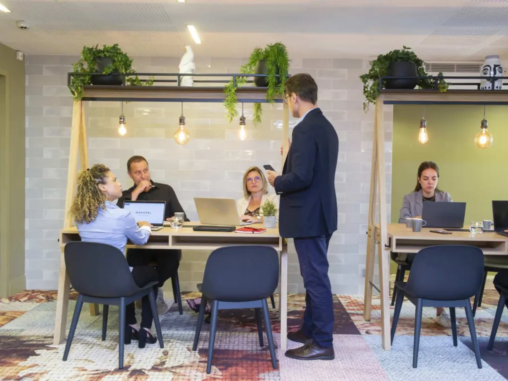 photographe hôtel Novotel Lyon Confluence espace coworking