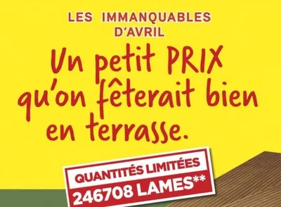 Évènementiel d'avril