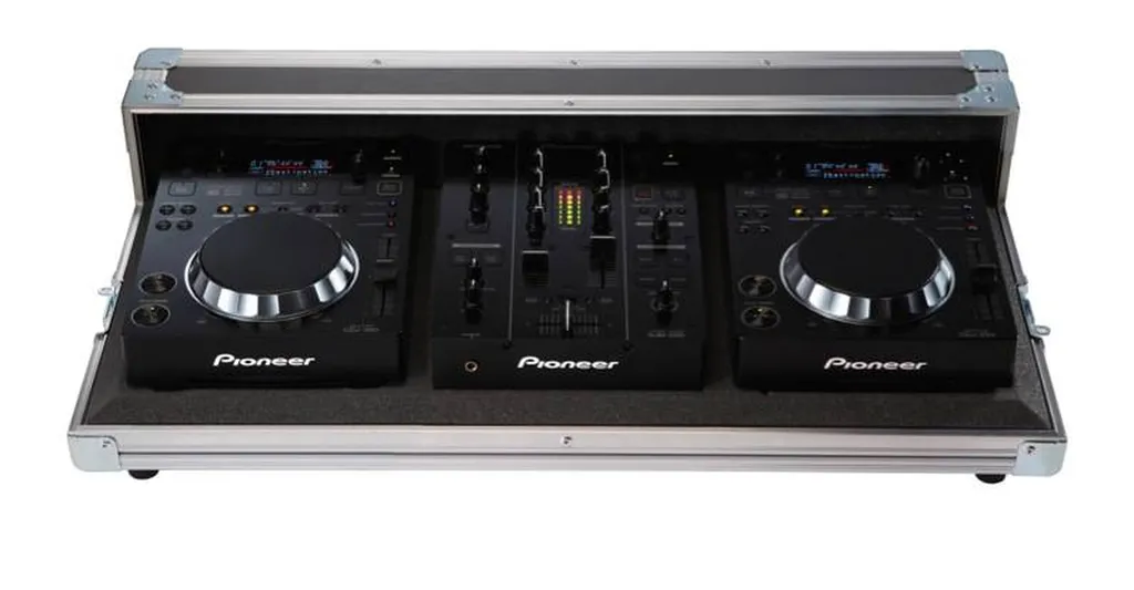 LOCATION SET DJ PIONEER COMPLET LECTEURS CDJ350 ET CONSOLE DJM350 EN FLIGHT-CASE