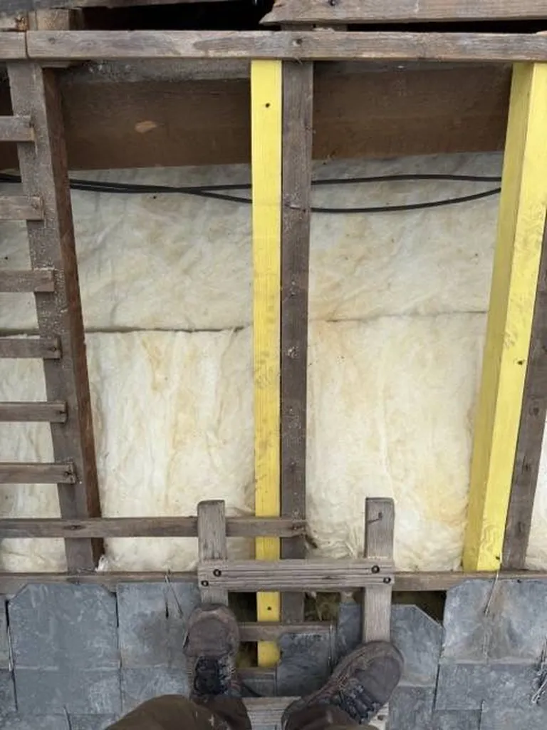 Chevron abîmé, suite à présence d'insectes dans la charpente doublage avec nouveau chevron