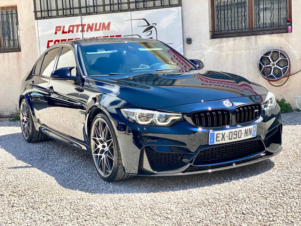 Traitement céramique Gtechnic sur BMW M3 à Marseille