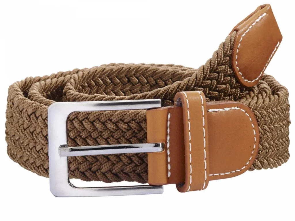  Photographe packshot maroquinerie CEINTURE TRESSÉE CARAMEL BOUCLE ARDILLON