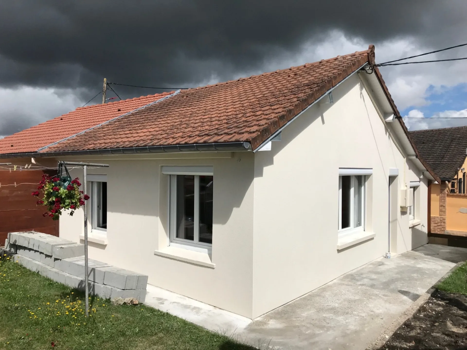 Devis pour un ravalement de façade projeté d’une maison neuve proche de Fécamp 76 sur la côte d’Albâtre