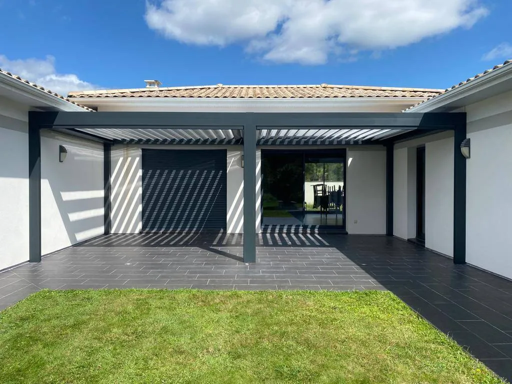 Pergola aluminium sur mesure Bassin d'Arcachon
