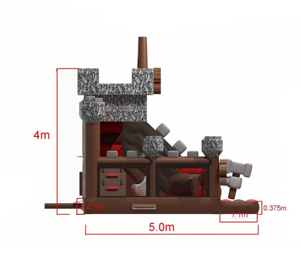 Chateau Fort Pirates structure gonflable