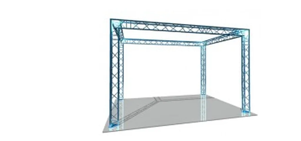 Stucture alu type grill de 3mx3m