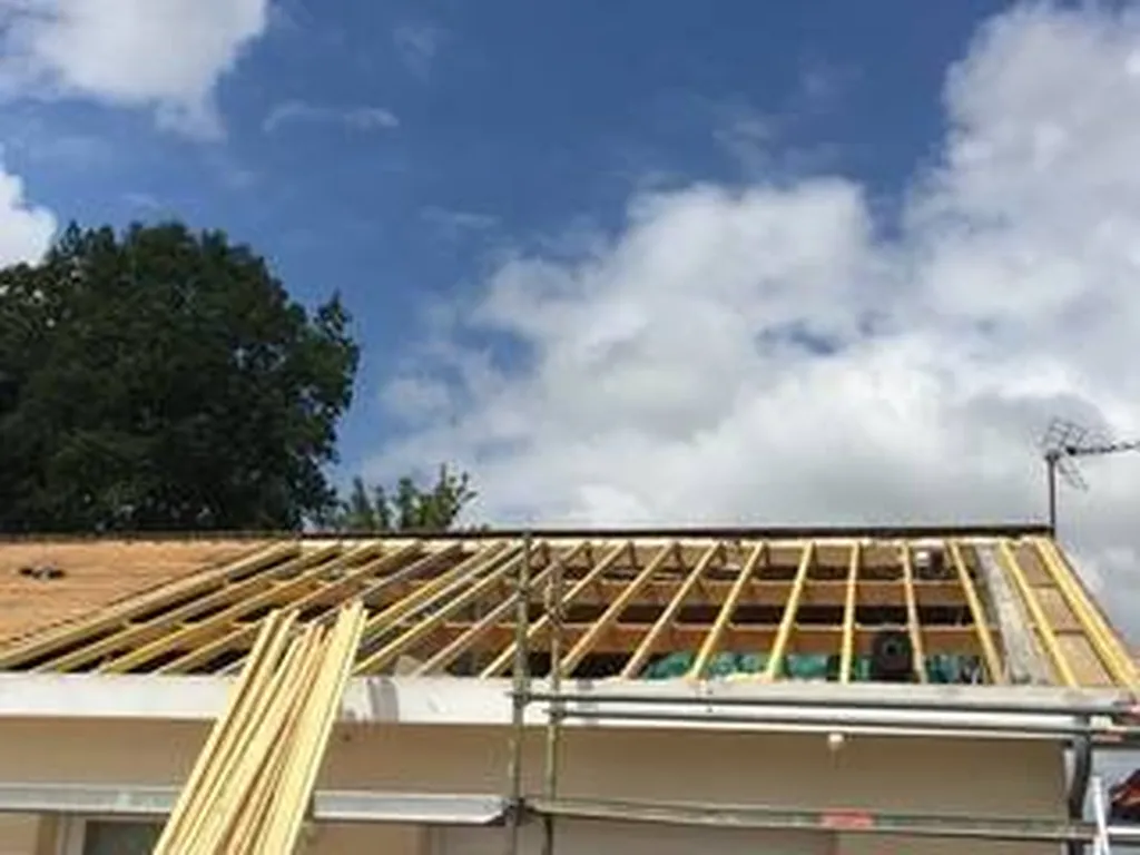 Couverture d'une maison en ardoise naturel d'Espagne Région de Fécamp proche du Havre