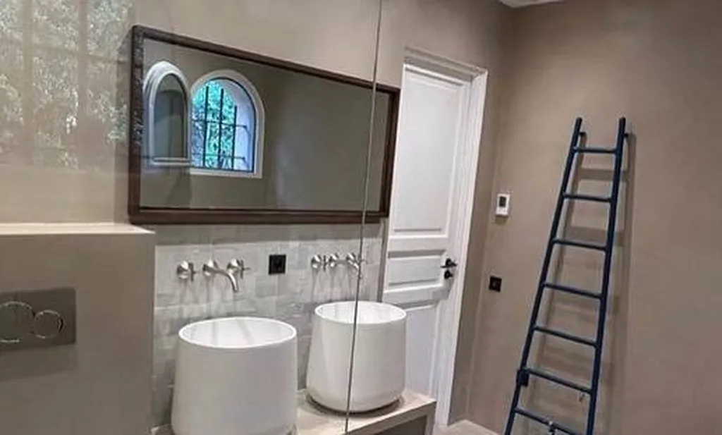 Salle de bain en Béton ciré TERRE DU MONDE