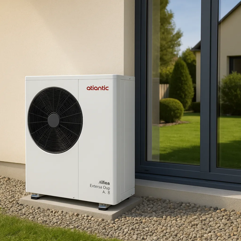 Installation d'une pompe à chaleur Atlantic Alfea Extensa Duo A.I. 8 R32 à Corbeil-Essonnes