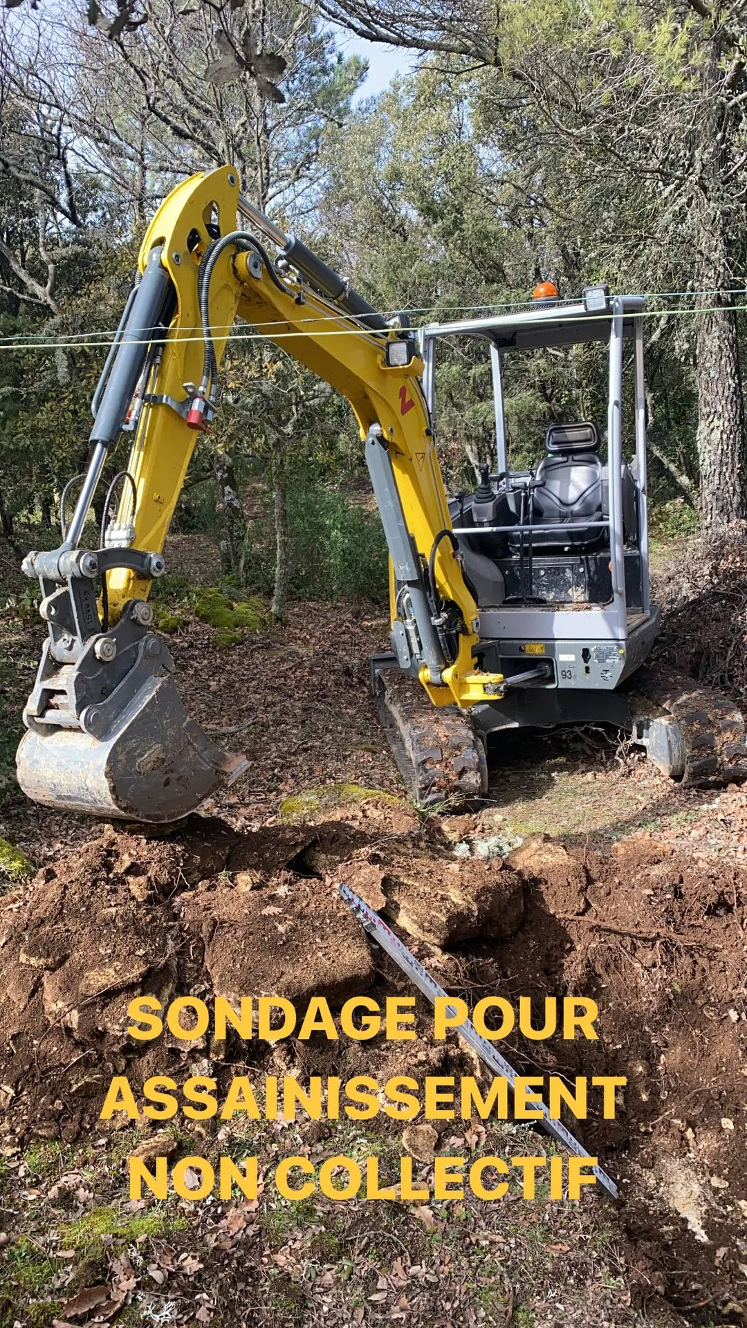 Entreprise de terrassement pour sondage et étude de sols pour l'assainissement dans le Vaucluse