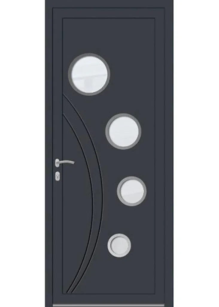 Porte d'Entrée Alu Contemporain