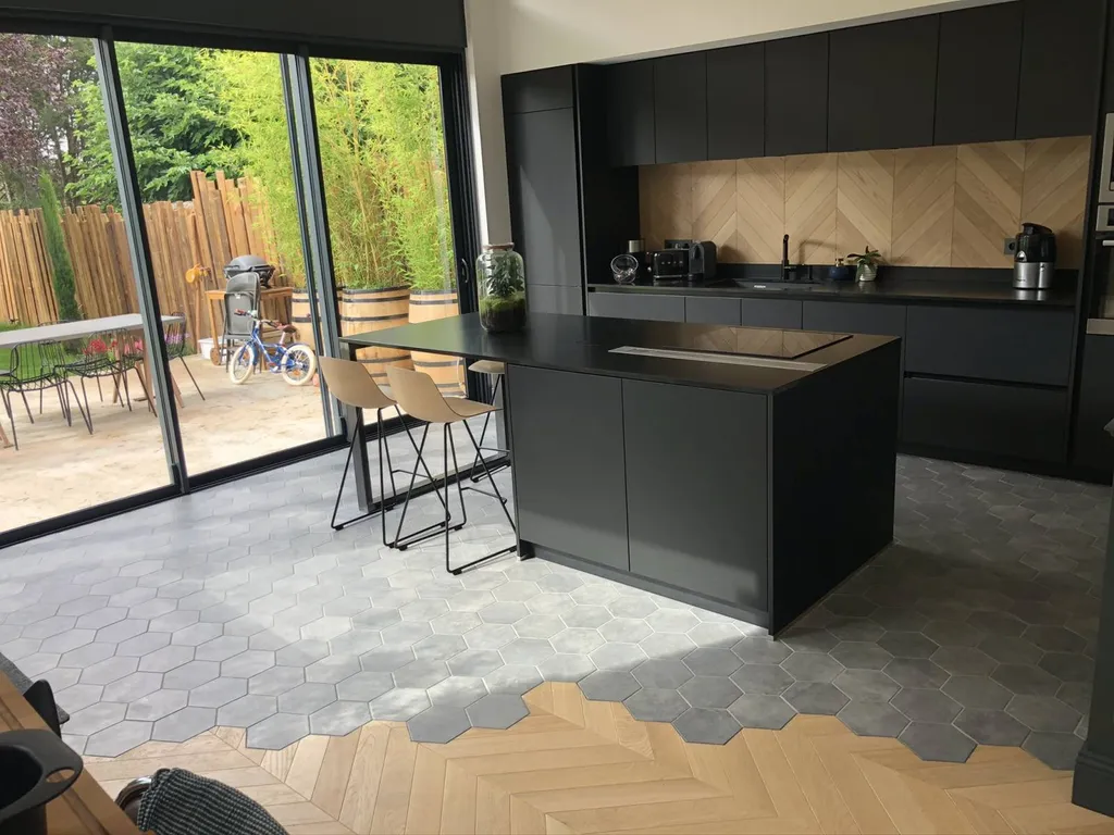 Agencement cuisine design saint genis laval