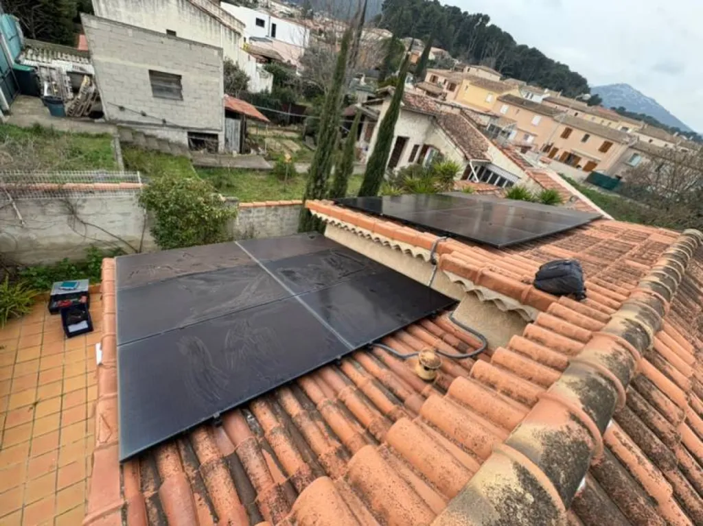 Extension d'une installation solaire chez un particulier