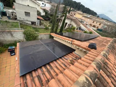 Extension d'une installation solaire chez un particulier