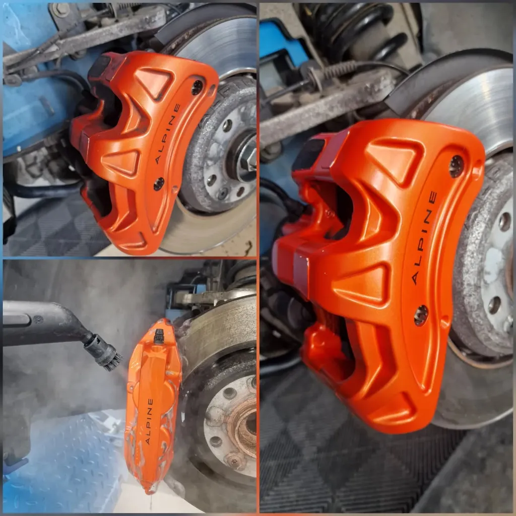 Nettoyage et traitement céramique des jantes et étriers près de Caen