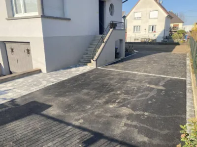 Pose d'enrobé pour une maison à Strasbourg CLK 