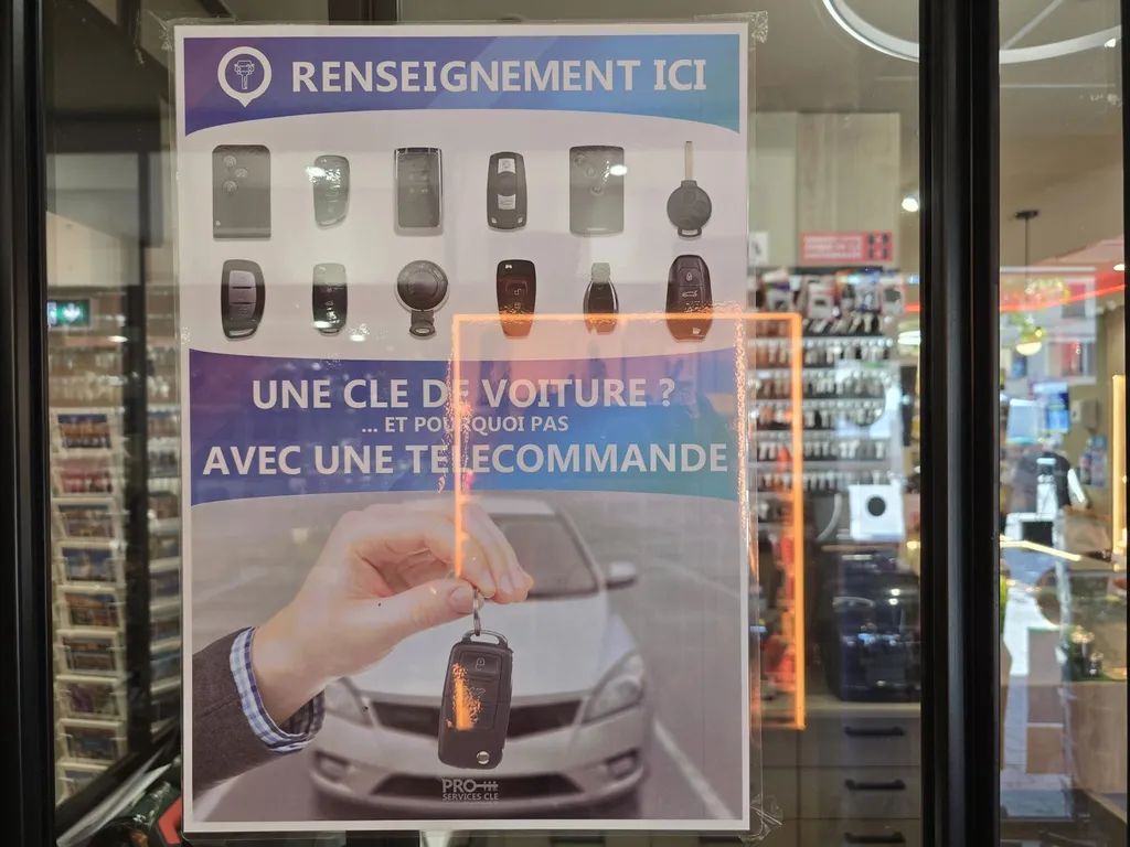 Reproduction de clé de voiture avec Centralisation - toutes Marques