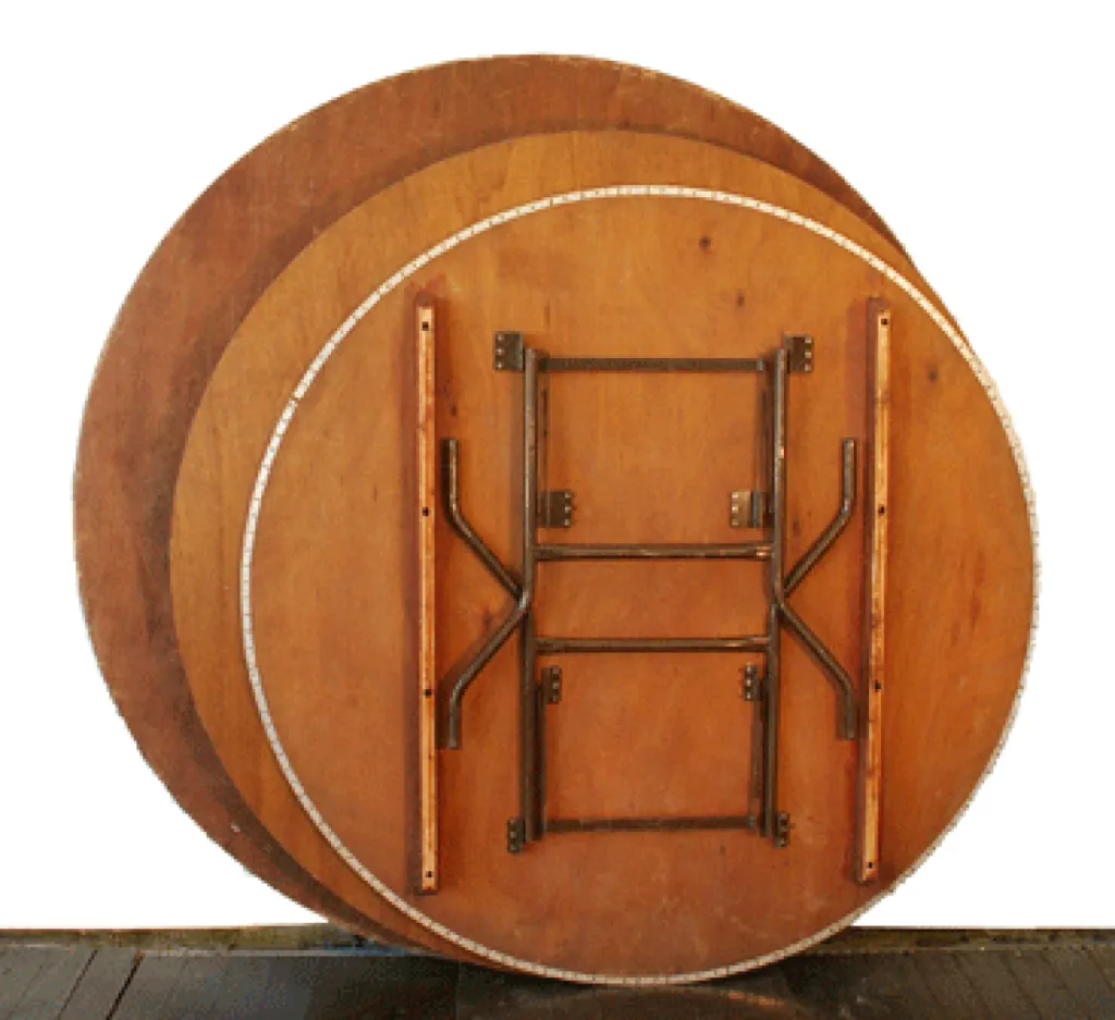 TABLE RONDE BOIS 180CM INDISPENSABLE POUR ANNIVERSAIRE
