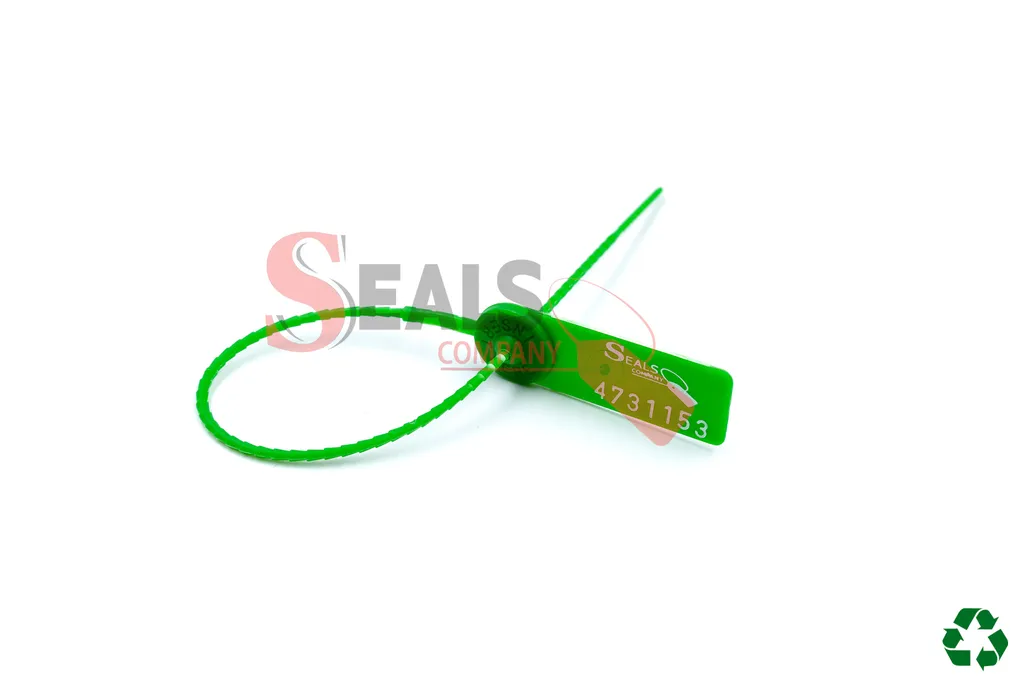 Scellé de sécurité réglable TINYSEALS en polypropylène avec insert métallique et crantage de sécurité